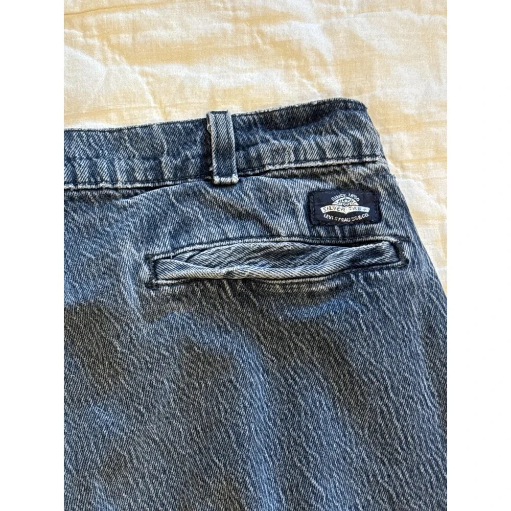 Levis‎ SilverTab Vintage 1988 Acid Wash Denim Chino Pants 28x29 Made in USA